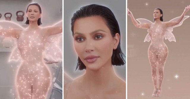 Kim Kardashian Acusada De Clonar Look Nude De Esposa De Kanye West No Grammy Em An Ncio De