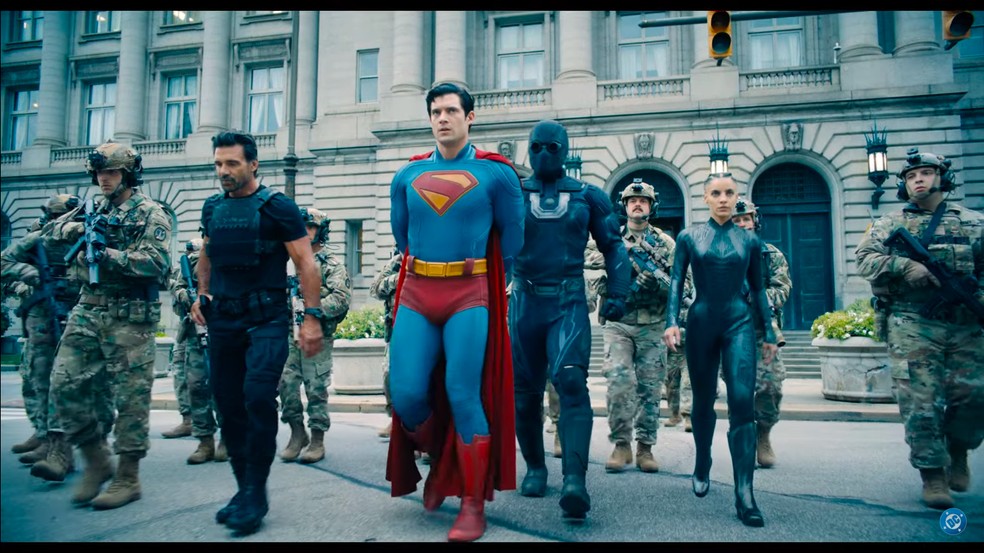 David Corenswet em cena de Superman (2025) — Foto: Reprodução