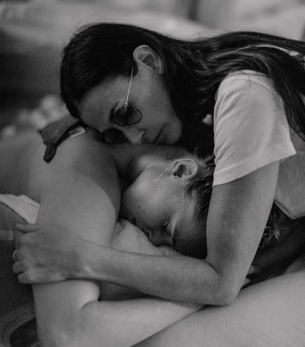 Demi Moore com a filha Rumer Willis — Foto: Reprodução/Instagram