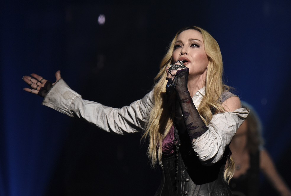 A cantora Madonna em foto de 2015 — Foto: Getty Images