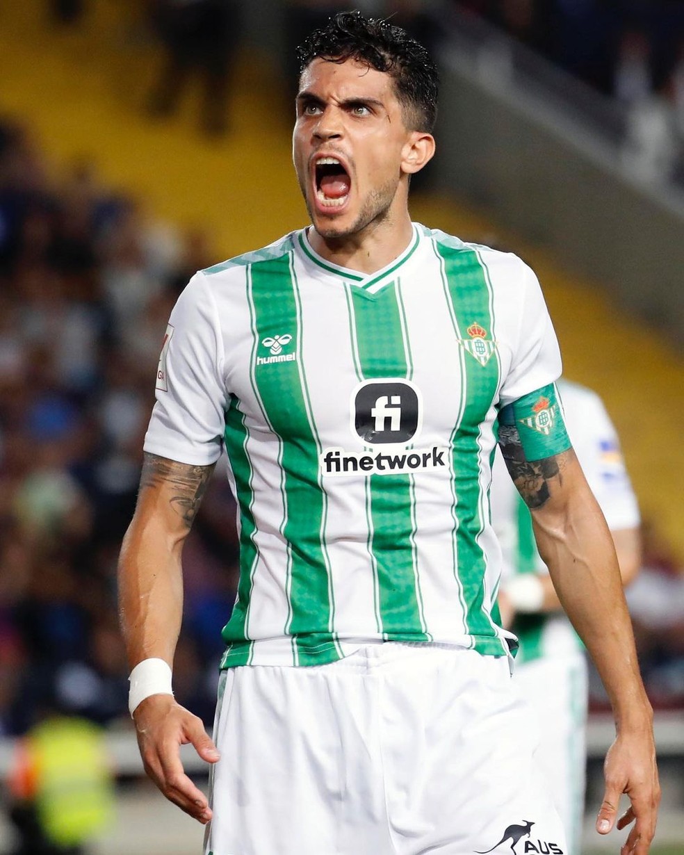 Marc Bartra no Betis — Foto: Reprodução/Instagram