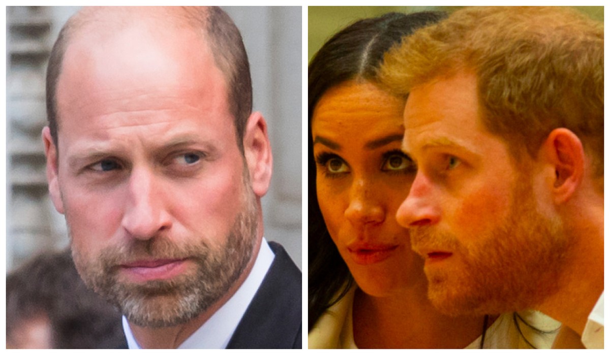 Caiu a ficha de Harry e Meghan Markle de que eles vão perder seus títulos  da Família Real quando William chegar ao trono, diz jornal