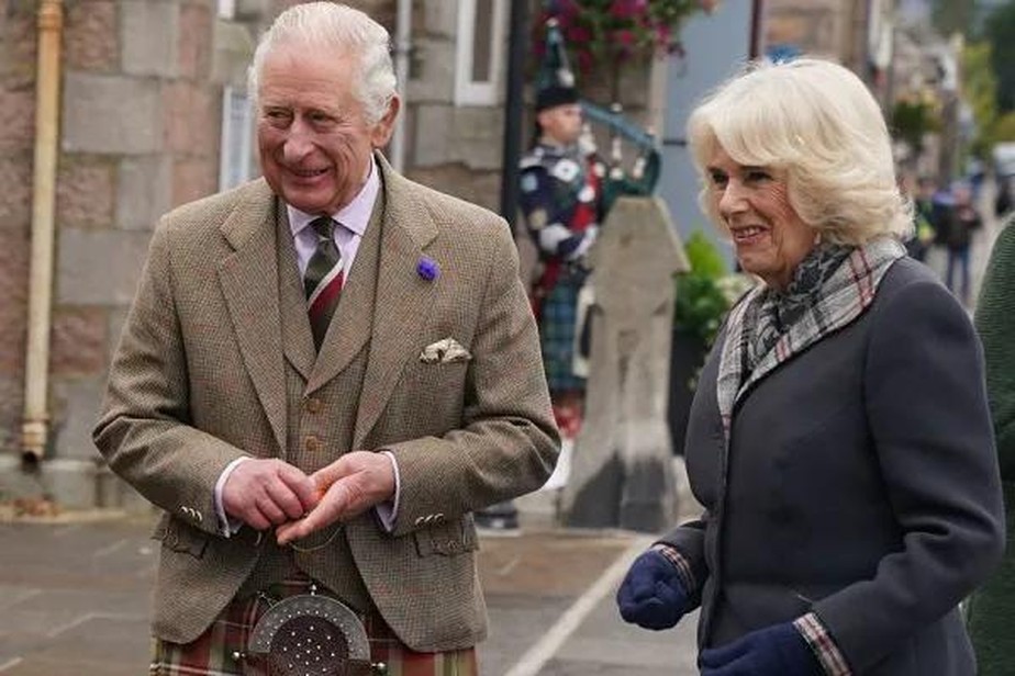 Rei Charles com a esposa, a Rainha Consorte Camilla (Foto: Getty Images)