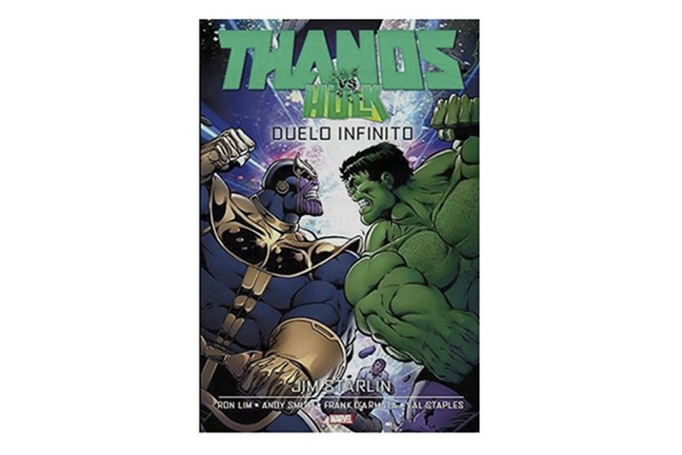Capa da HQ "Thanos Vs. Hulk: Duelo Infinito" — Foto: Reprodução/Amazon