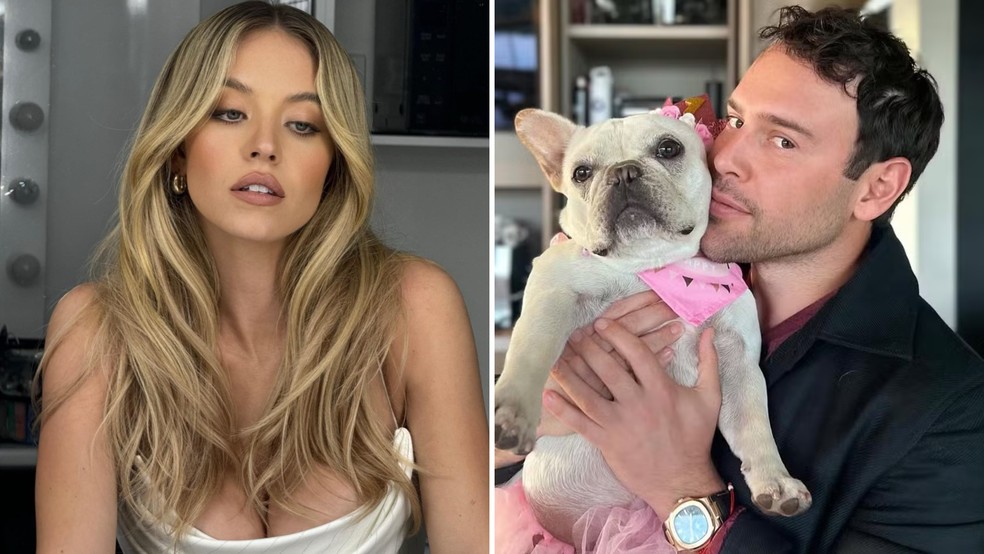 Sydney Sweeney e Scooter Braun — Foto: Reprodução/Instagram