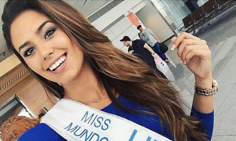 Sherika de Armas, ex-Miss Uruguai — Foto: Reprodução