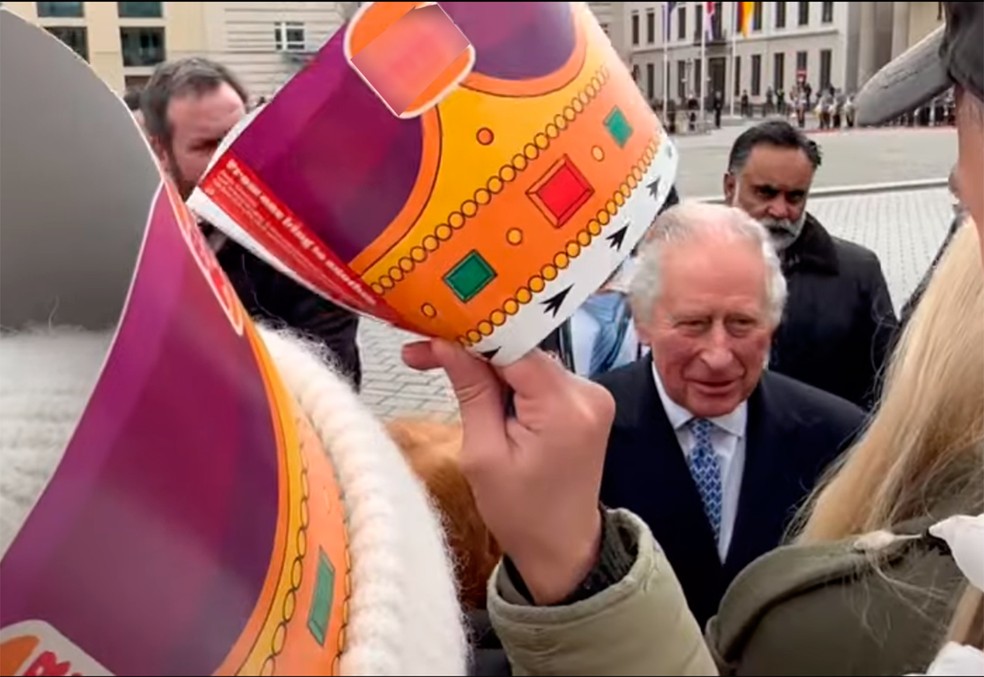 Charles quase é 'coroado' na Alemanha' — Foto: reprodução
