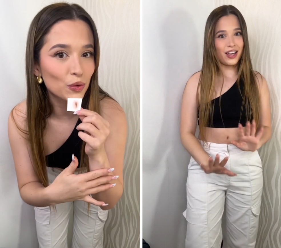 A influencer Laura Mejia — Foto: Reprodução/TikTok