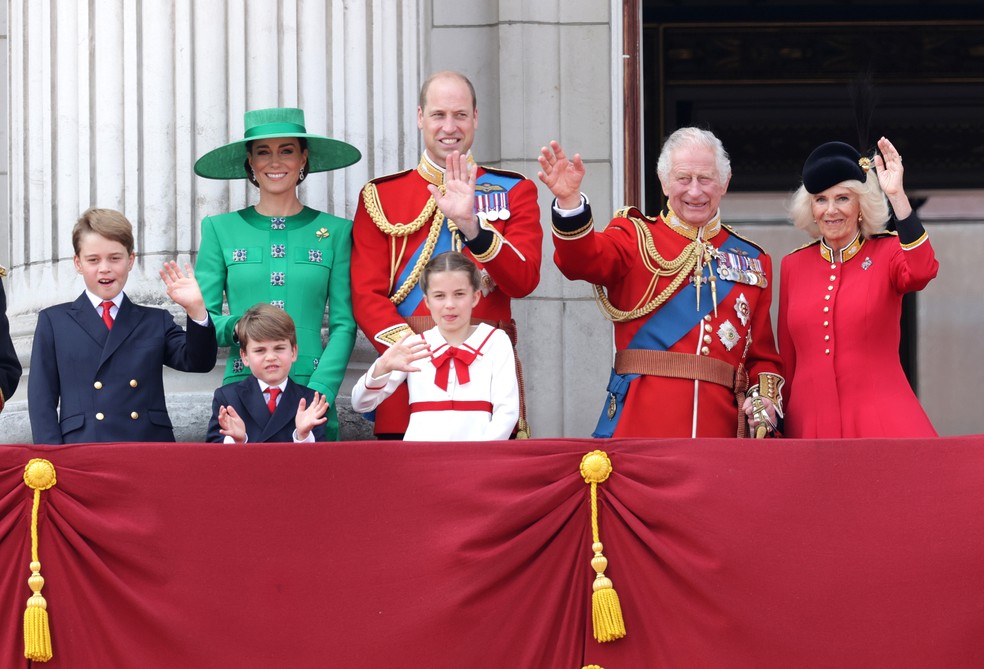 Família Real em evento em junho de 2023. — Foto: GettyImages
