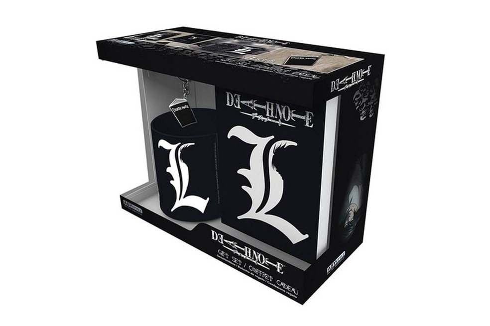 O kit da ABYstyle acompanha um chaveiro, uma caneca e uma réplica do Death Note em capa dura — Foto: Reprodução/Amazon
