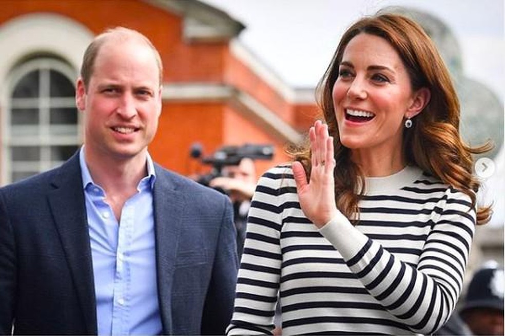 A duquesa Kate Middleton e o marido, Príncipe William (Foto: Instagram) — Foto: Monet