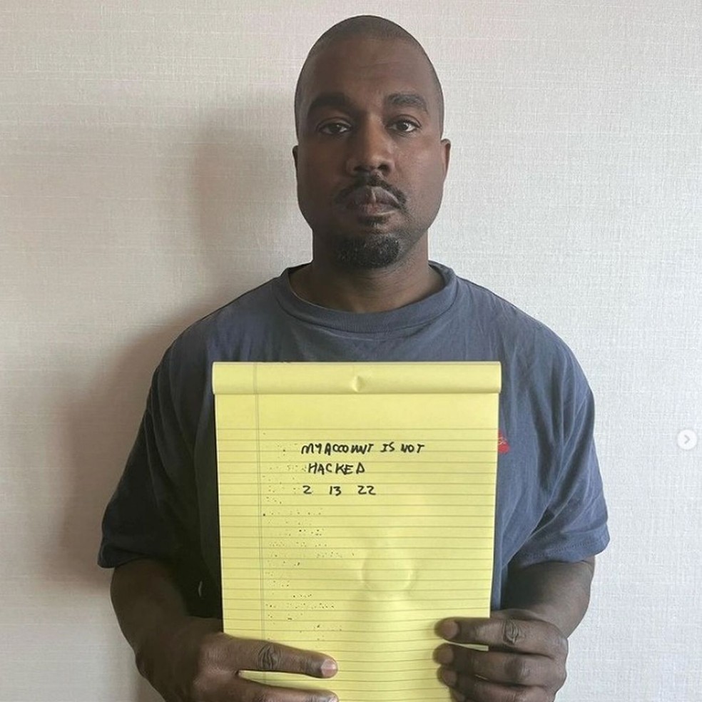 Kanye West  — Foto: Reprodução/Instagram