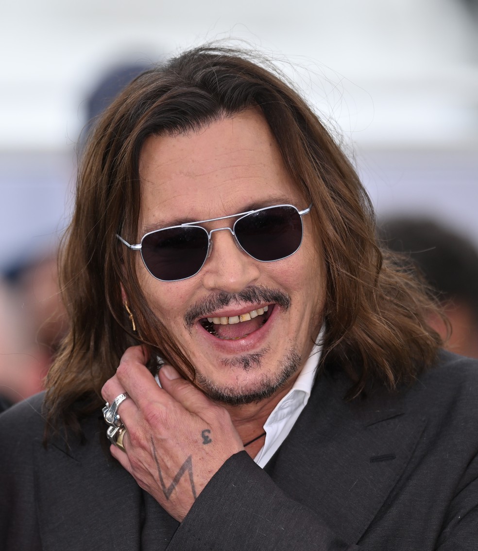 Johnny Depp no Festival de Cinema de Cannes — Foto: getty