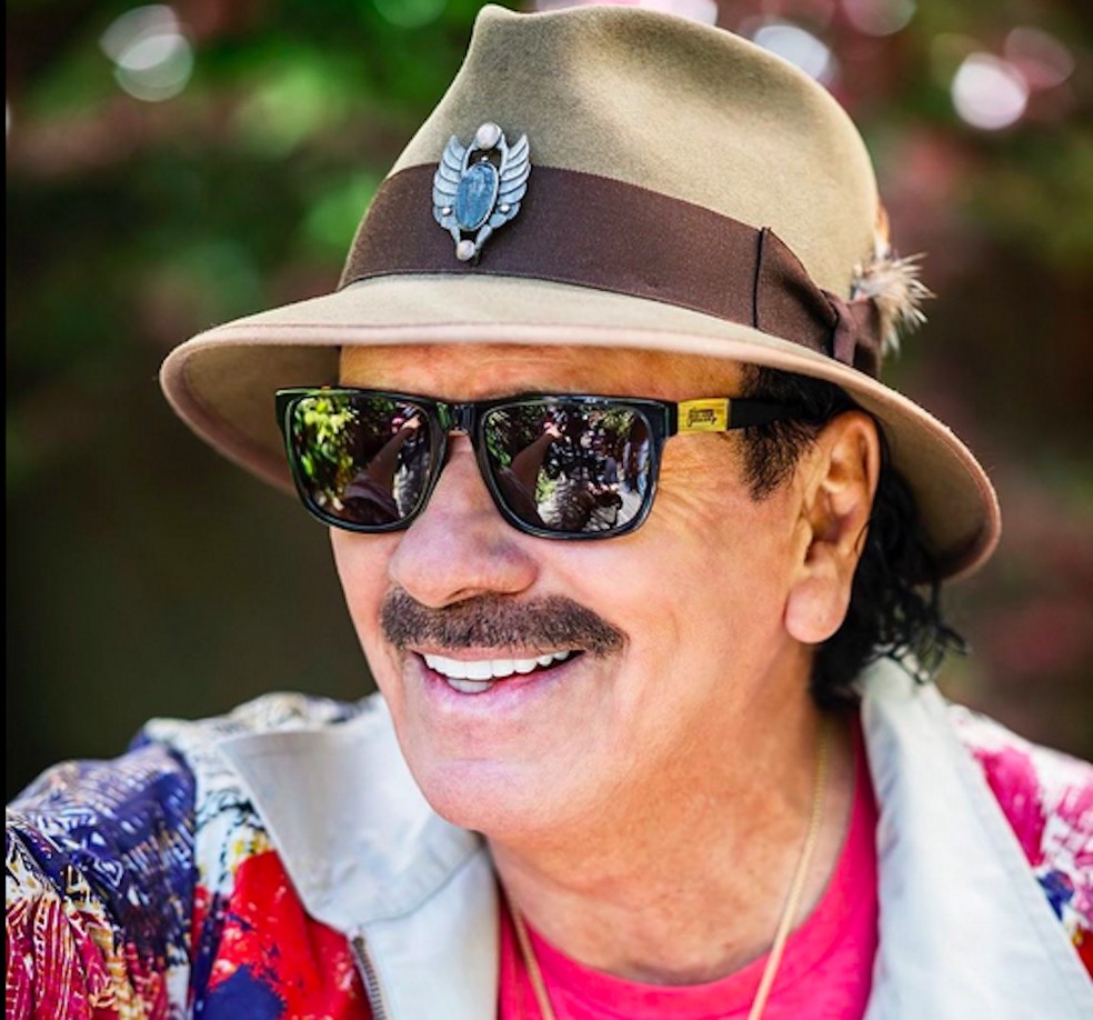 O músico mexicano Carlos Santana — Foto: Instagram