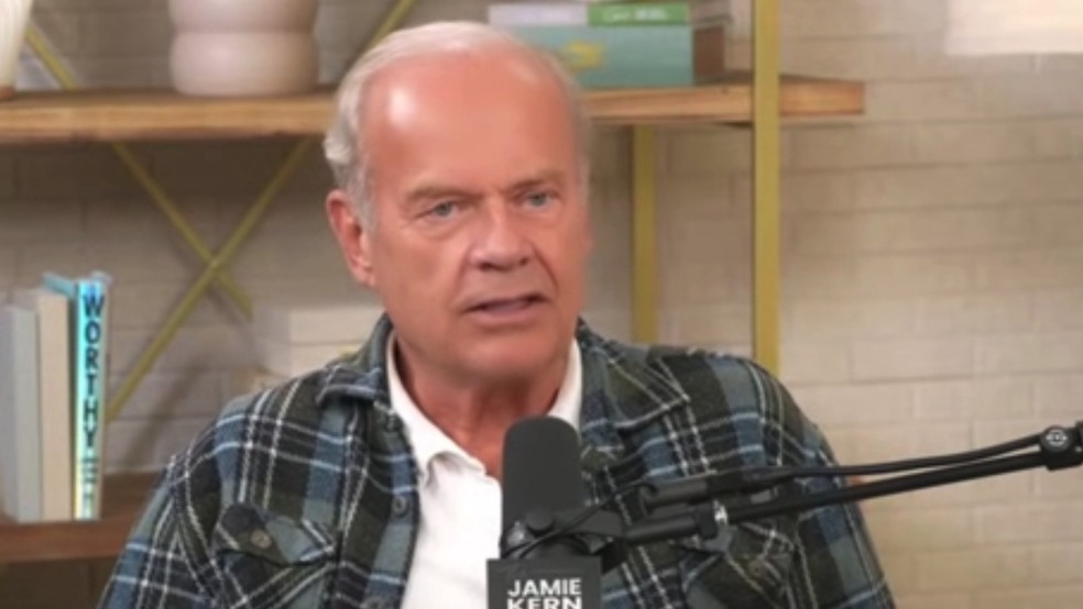 Kelsey Grammer no programa The Jamie Kern Lima Show — Foto: Reprodução