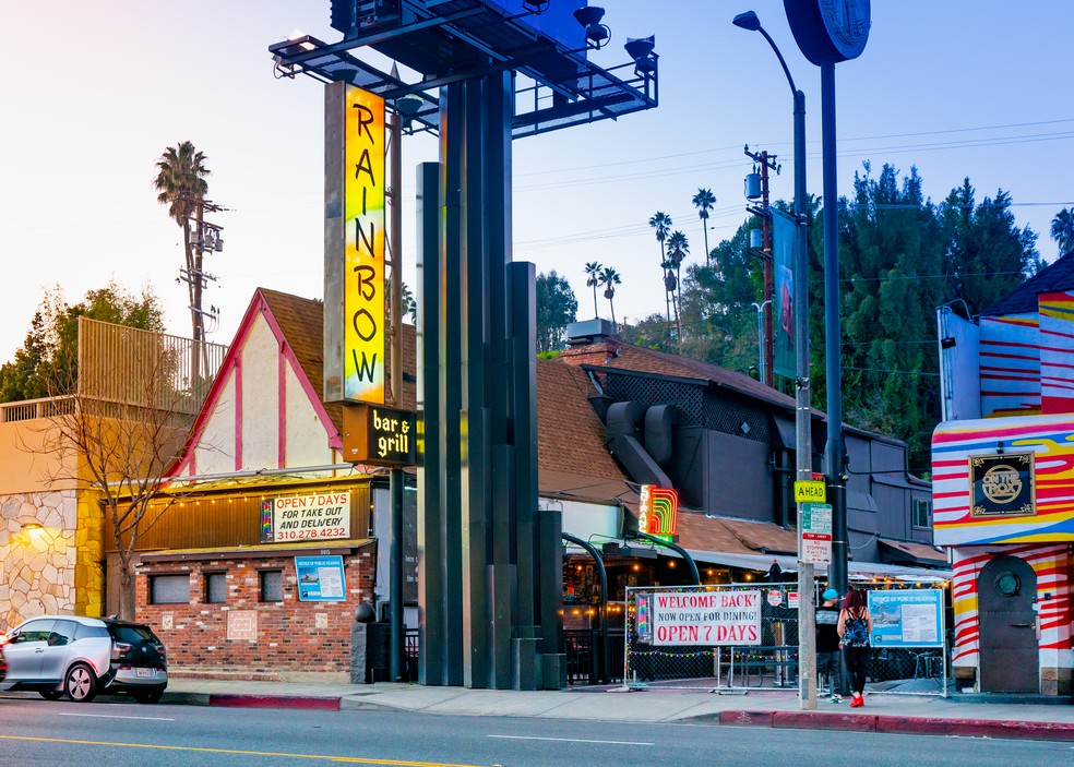 O bar Rainbow Bar & Grill em West Hollywood — Foto: Getty Images