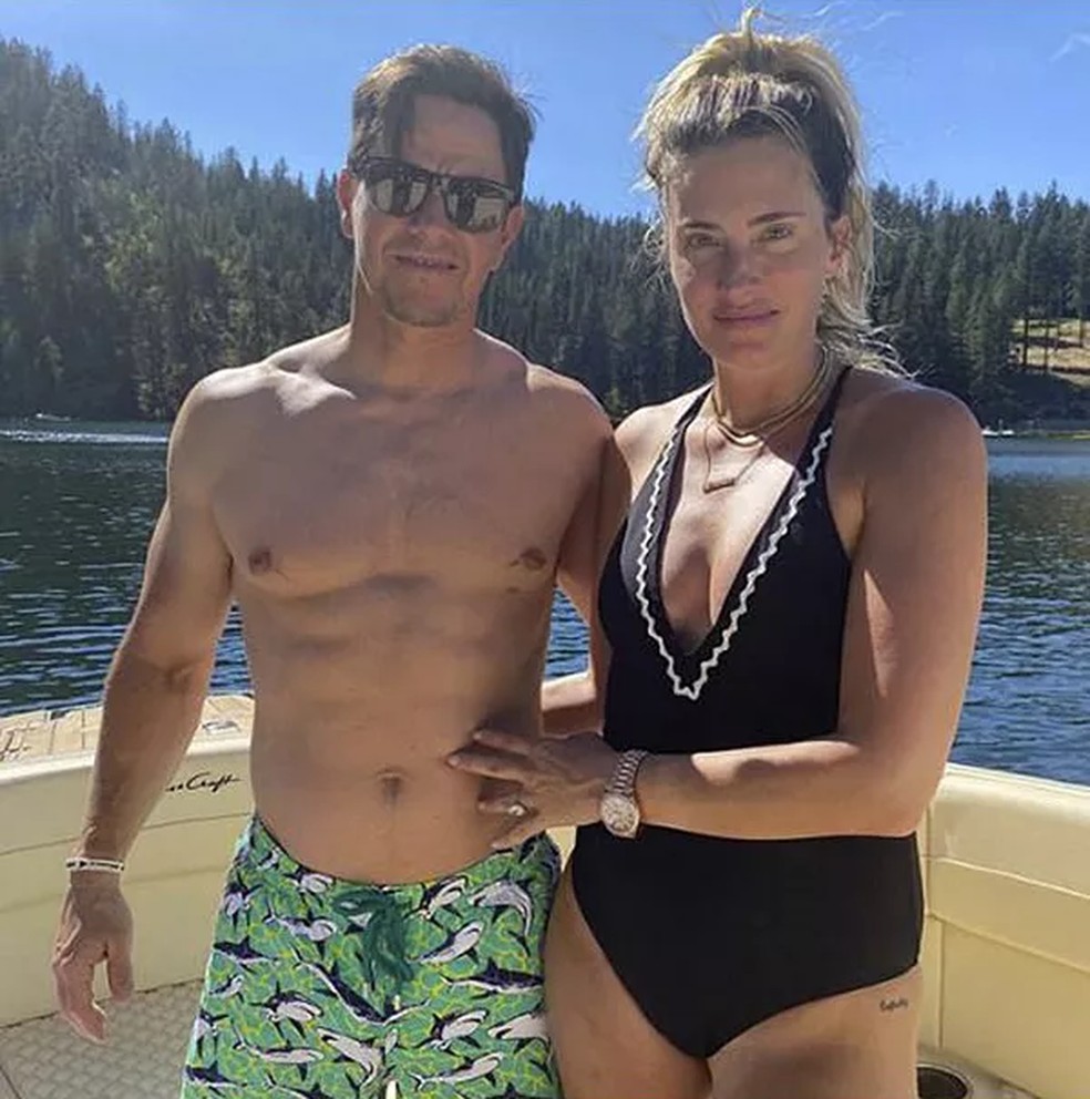 Mark Wahlberg e Rhea Durham — Foto: Instagram