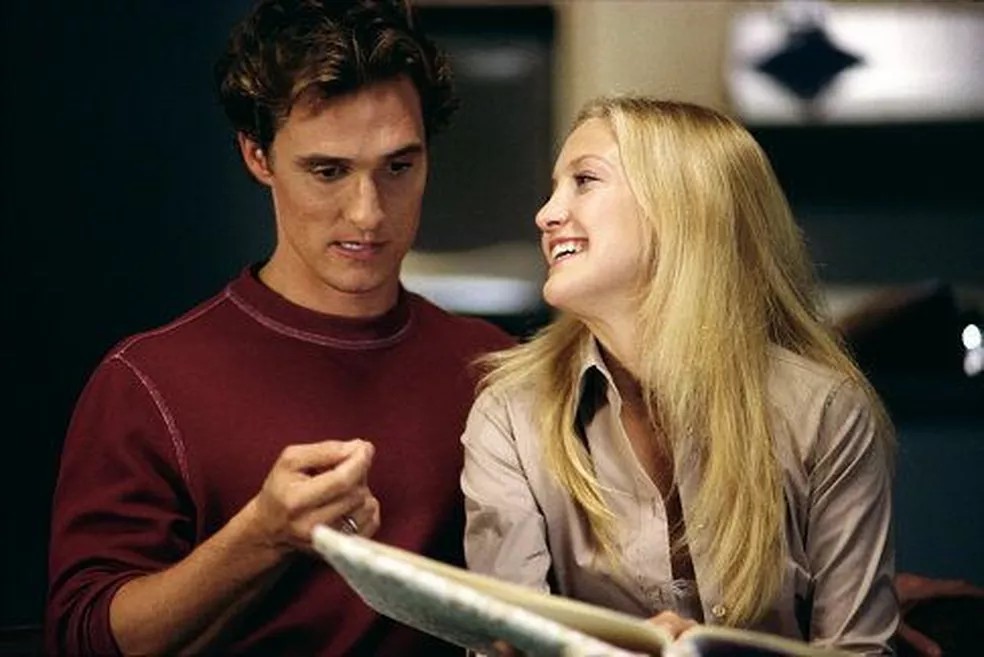 Matthew McConaughey e Kate Hudson em 'Como Perder um Homem em 10 Dias' (2003) — Foto: Reprodução