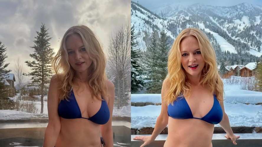 A atriz Heather Graham