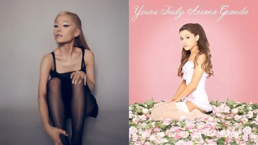 Ariana Grande; capa original do álbum 'Yours Truly'
