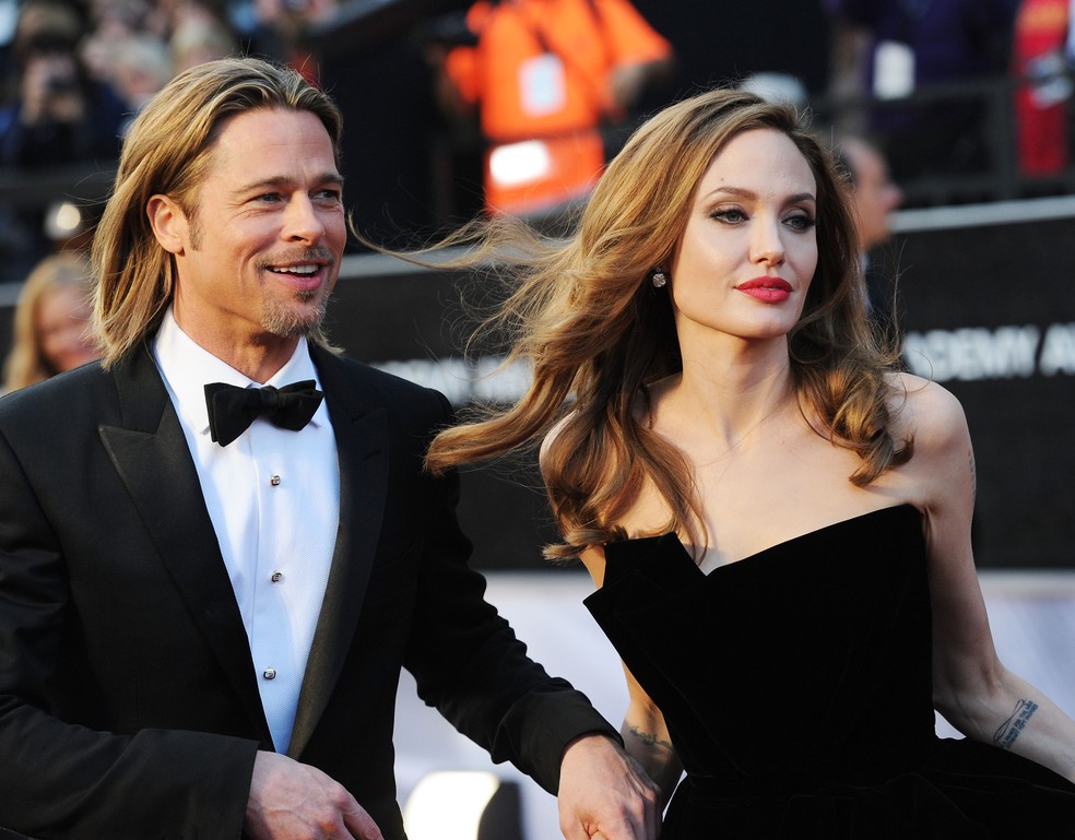 Brad Pitt e Angelina Jolie — Foto: Getty Images
