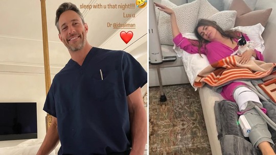 Sofia Vergara se gaba de novo namorado cirurgião após ser operada por ele: 'O médico bonitão dormirá comigo'