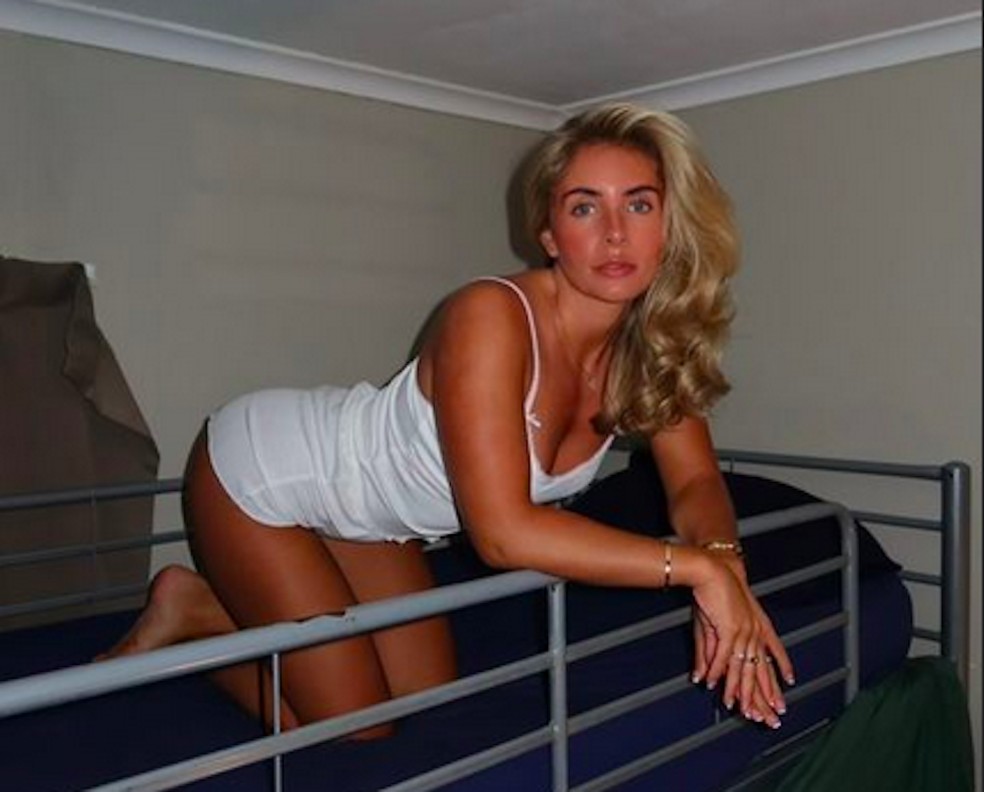 A infuencer inglesa Bonnie Blue — Foto: Instagram