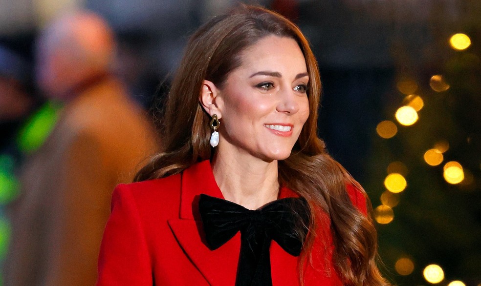 Kate Middleton no culto de Natal 'Together At Christmas' na Abadia de Westminster em 6 de dezembro de 2024 — Foto: Getty Images
