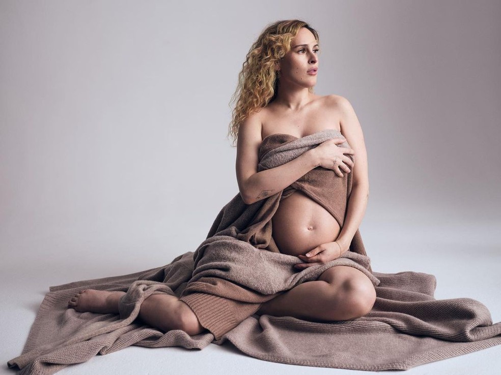 Rumer Willis em seu ensaio grávida — Foto: Reprodução/Instagram