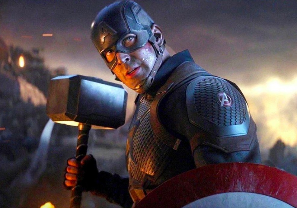 Chris Evans como o herói Capitão América em Vingadores: Ultimato (2019) — Foto: Reprodução