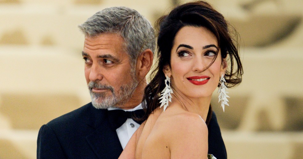 George e Amal Clooney — Foto: Getty