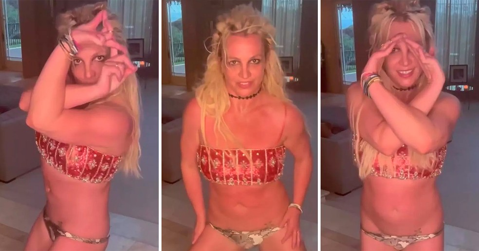Fãs veem 'mensagem secreta' em novo vídeo de Britney Spears — Foto: reprodução/instagram