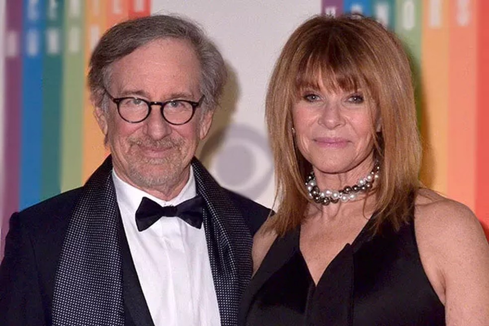 Steven Spielberg e Kate Capshaw  — Foto: Getty Images