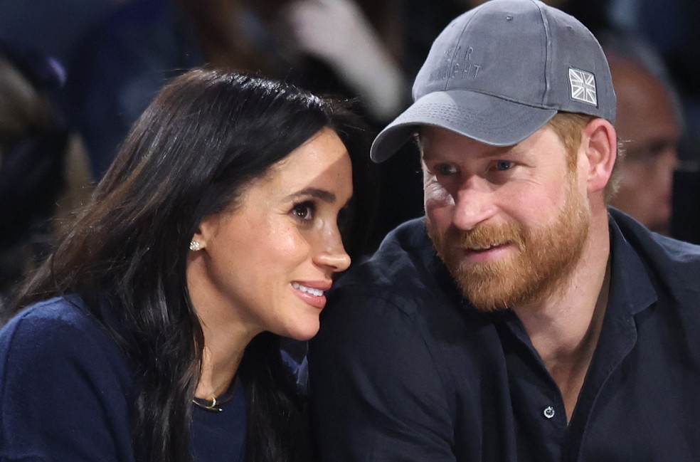 Meghan Markle e Príncipe Harry nos EUA em 2026 — Foto: Getty Images