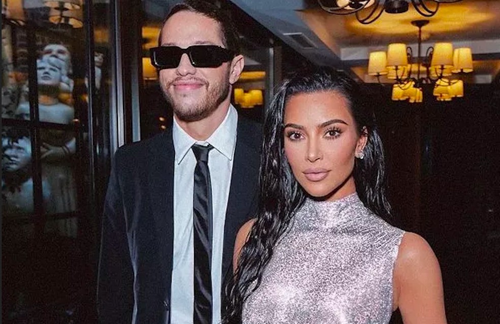 Pete Davidson e Kim Kardashian — Foto: Instagram