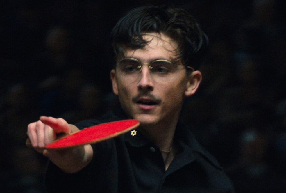 Timothée Chalamet em 'Marty Supreme' — Foto: Divulgação