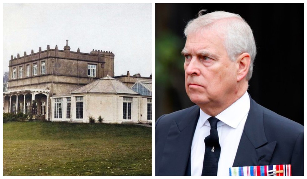 Em 2003 o Príncipe Andrew assinou contrato para viver em Royal Lodge até 2078 — Foto: Getty Images