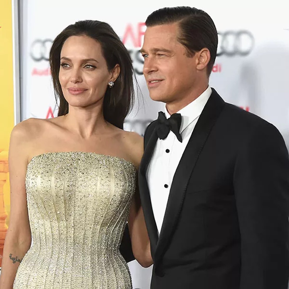 Angelina Jolie e Brad Pitt — Foto: Getty Images