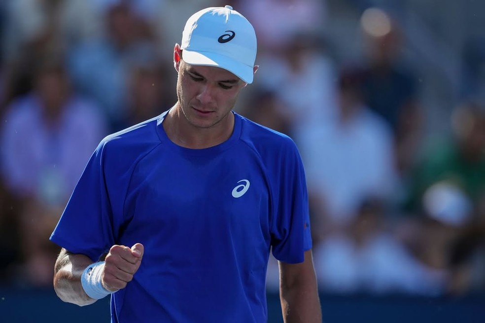 O tenista Kamil Majchrzak no US Open — Foto: Reprodução/Instagram