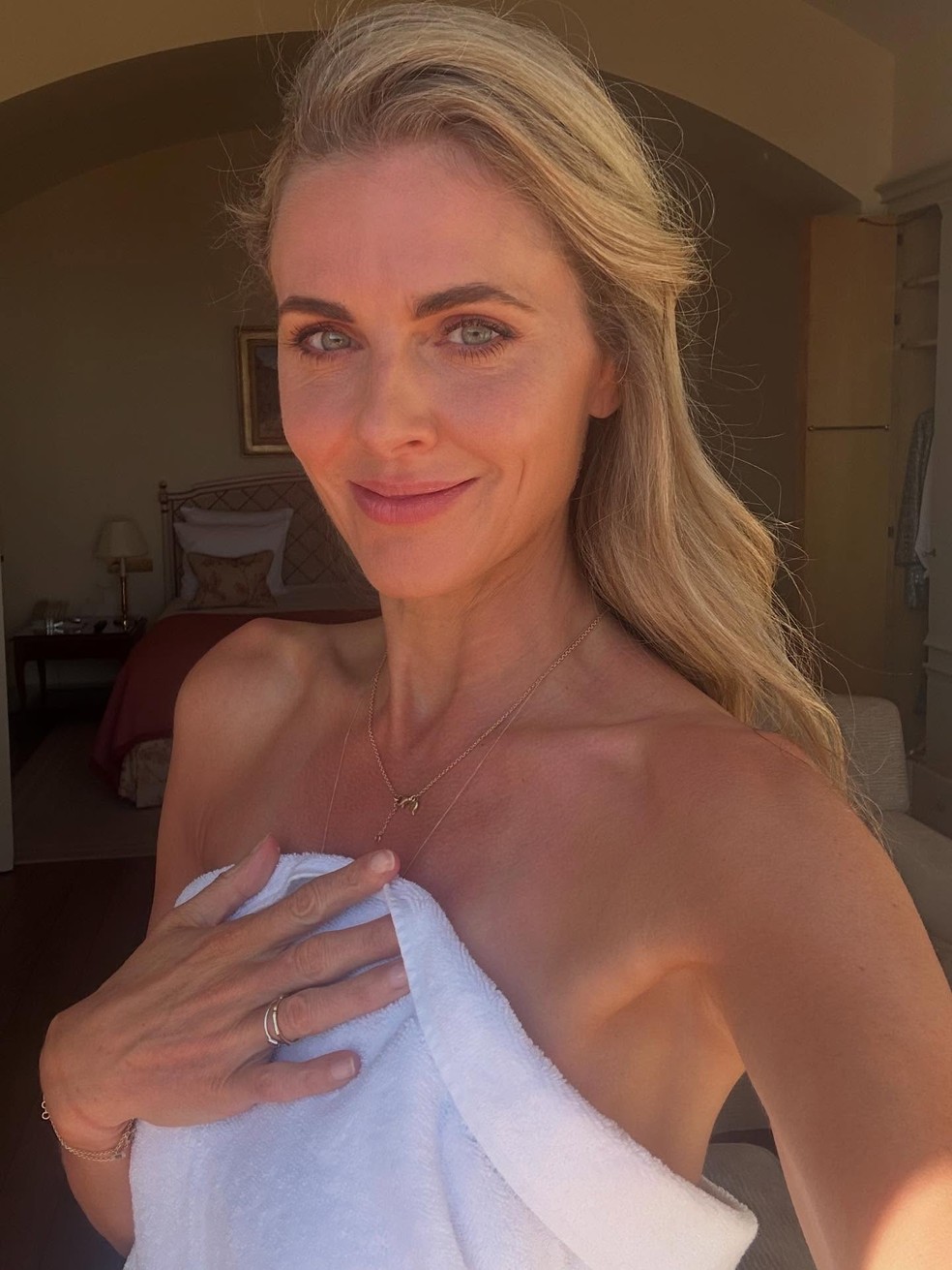 A atriz e produtora inglesa Donna Air — Foto: Reprodução/Instagram