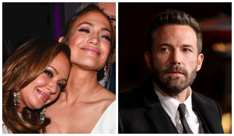 Leah Remini com a amiga Jennifer Lopez, esposa do ator Ben Affleck — Foto: Getty Images