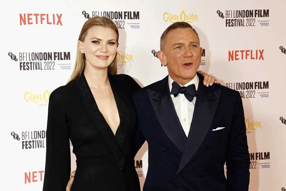 Ella Loudon e o pai Daniel Craig (Foto: getty) — Foto: Monet