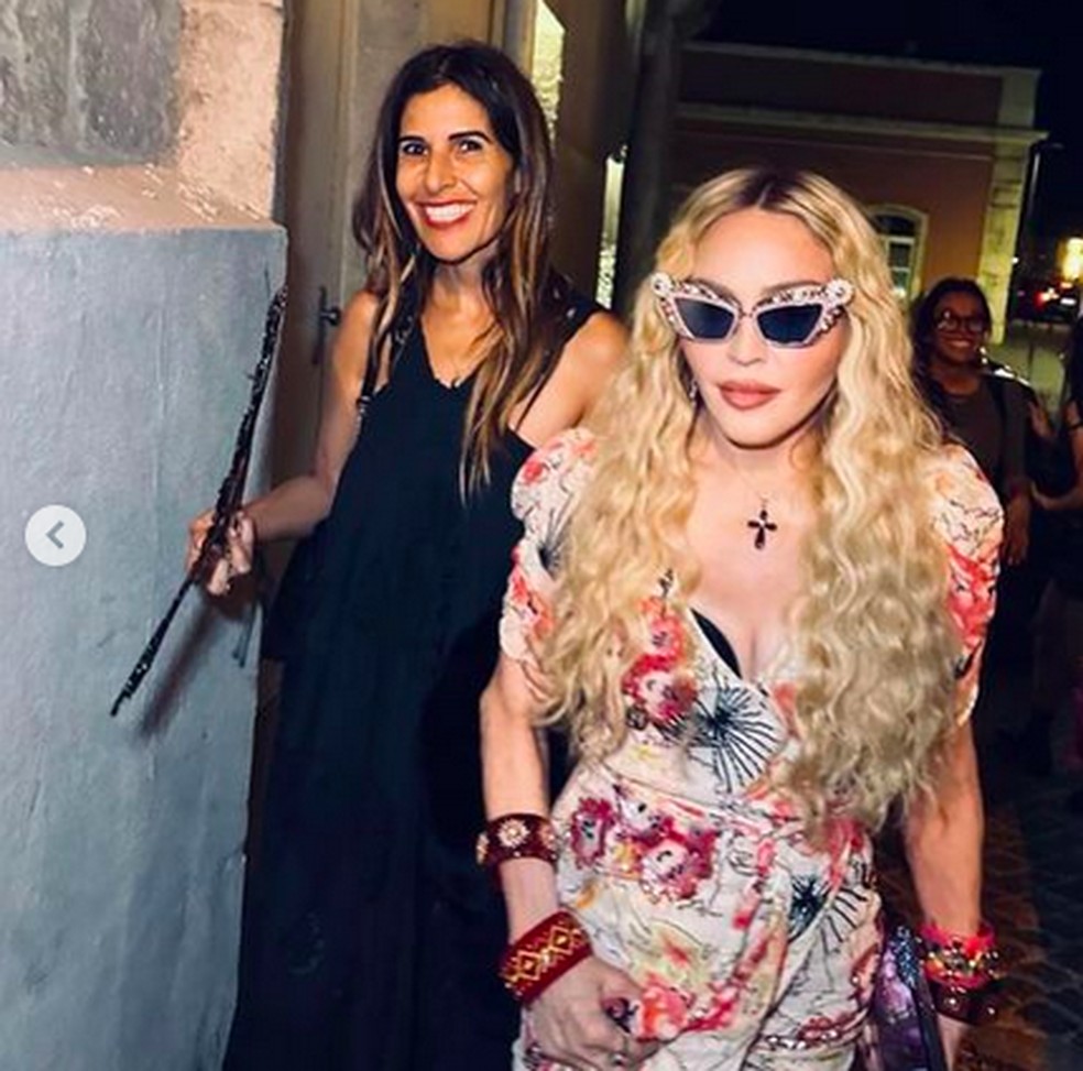Madonna com a amiga Maha Dakhill — Foto: Instagram