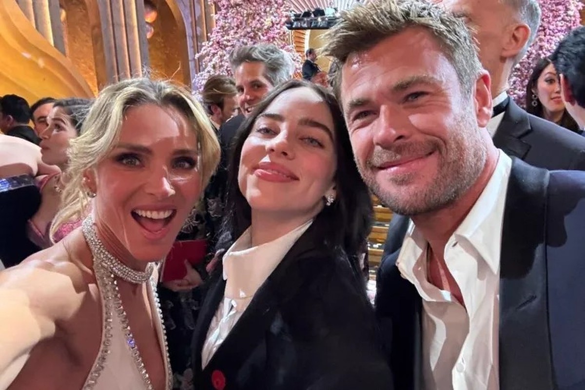 Por que Chris Hemsworth se arrependeu de fazer selfie com Billie Eilish no Oscar: 'Nunca seremos amigos'