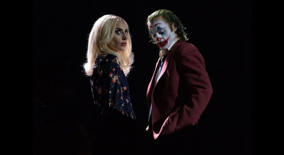 Lady Gaga e Joaquin Phoenix em 'Coringa: Delírio a Dois' — Foto: Divulgação