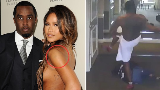 Cheia de hematomas, cantora foi a red carpet ao lado de rapper Diddy dois dias após ser espancada por ele; veja fotos