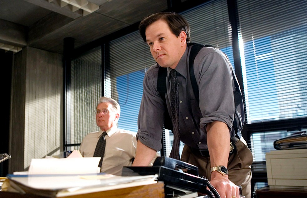 O ator Mark Wahlberg em Os Infiltrados (2006) — Foto: Reprodução