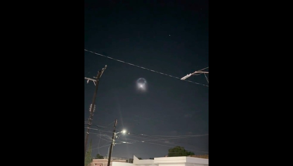 Mexicana consegue filmar OVNI que deixou cidade em pânico — Foto: reprodução/TikTok