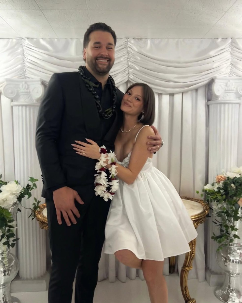 Matt Kalil e a atual esposa Keilani Asmus — Foto: reprodução/Instagram