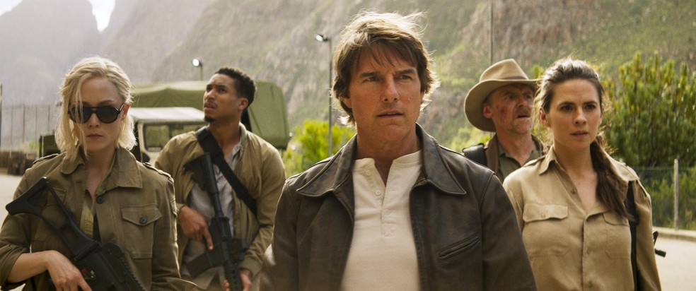 Tom Cruise em cena de 'Missão: Impossível - O Acerto Final' — Foto: divulgação